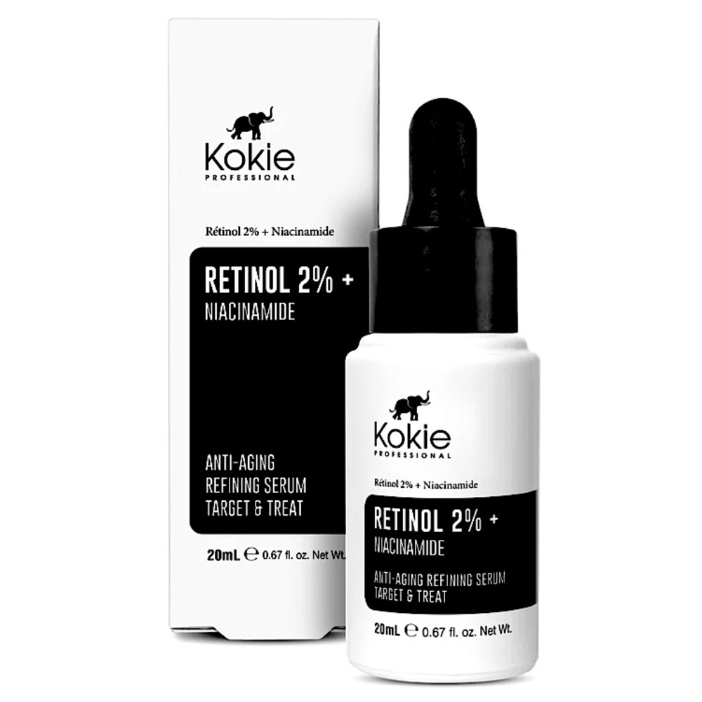 KOKIE Retinol 2% + Niacinamide Serum